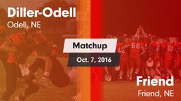 Matchup: Diller-Odell vs. Friend  2016