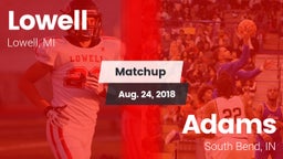 Matchup: Lowell vs. Adams  2018