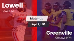 Matchup: Lowell vs. Greenville  2018