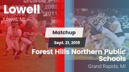 Matchup: Lowell vs. Forest Hills Northern Public Schools 2018