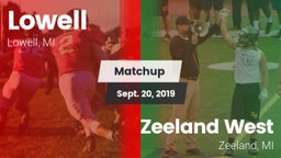 Matchup: Lowell vs. Zeeland West  2019