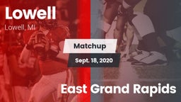 Matchup: Lowell vs. East Grand Rapids 2020