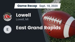 Recap: Lowell  vs. East Grand Rapids 2020