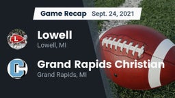 Recap: Lowell  vs. Grand Rapids Christian  2021