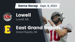 Recap: Lowell  vs. East Grand Rapids  2023