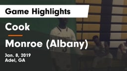 Cook  vs Monroe (Albany) Game Highlights - Jan. 8, 2019