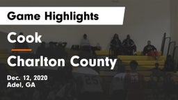 Cook  vs Charlton County  Game Highlights - Dec. 12, 2020