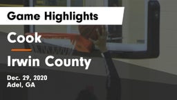 Cook  vs Irwin County Game Highlights - Dec. 29, 2020