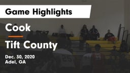 Cook  vs Tift County  Game Highlights - Dec. 30, 2020