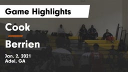 Cook  vs Berrien  Game Highlights - Jan. 2, 2021