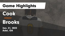 Cook  vs Brooks Game Highlights - Jan. 31, 2023