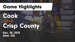 Cook  vs Crisp County  Game Highlights - Dec. 28, 2023