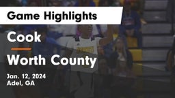 Cook  vs Worth County  Game Highlights - Jan. 12, 2024