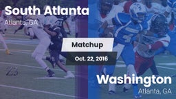 Matchup: South Atlanta vs. Washington  2016