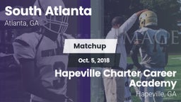 Matchup: South Atlanta vs. Hapeville Charter Career Academy 2018