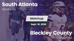 Matchup: South Atlanta vs. Bleckley County  2020