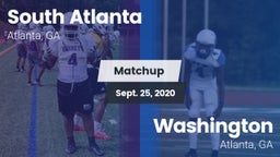 Matchup: South Atlanta vs. Washington  2020