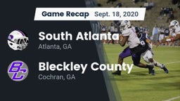 Recap: South Atlanta  vs. Bleckley County  2020