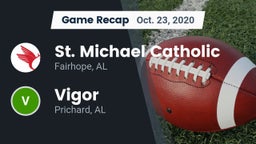 Recap: St. Michael Catholic  vs. Vigor  2020
