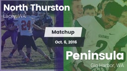 Matchup: North Thurston High vs. Peninsula  2016