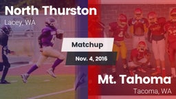 Matchup: North Thurston High vs. Mt. Tahoma  2016