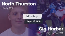 Matchup: North Thurston High vs. Gig Harbor  2018