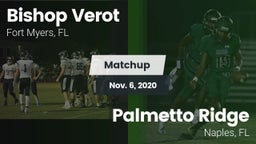 Matchup: Bishop Verot vs. Palmetto Ridge  2020