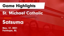 St. Michael Catholic  vs Satsuma  Game Highlights - Nov. 17, 2021