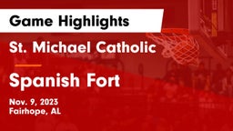 St. Michael Catholic  vs Spanish Fort  Game Highlights - Nov. 9, 2023