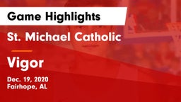 St. Michael Catholic  vs Vigor  Game Highlights - Dec. 19, 2020