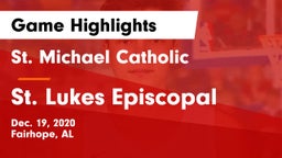 St. Michael Catholic  vs St. Lukes Episcopal  Game Highlights - Dec. 19, 2020