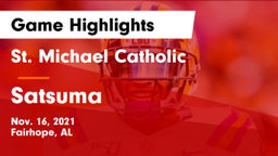 St. Michael Catholic  vs Satsuma  Game Highlights - Nov. 16, 2021