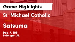 St. Michael Catholic  vs Satsuma  Game Highlights - Dec. 7, 2021