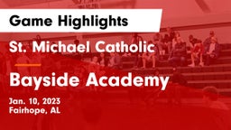 St. Michael Catholic  vs Bayside Academy  Game Highlights - Jan. 10, 2023