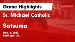 St. Michael Catholic  vs Satsuma  Game Highlights - Dec. 8, 2023