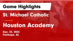 St. Michael Catholic  vs Houston Academy  Game Highlights - Dec. 22, 2023