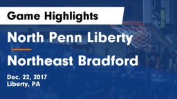 North Penn Liberty  vs Northeast Bradford Game Highlights - Dec. 22, 2017
