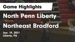 North Penn Liberty  vs Northeast Bradford Game Highlights - Jan. 19, 2021