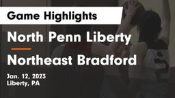 North Penn Liberty  vs Northeast Bradford  Game Highlights - Jan. 12, 2023