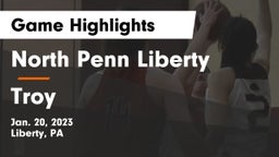 North Penn Liberty  vs Troy  Game Highlights - Jan. 20, 2023