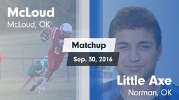 Matchup: McLoud vs. Little Axe  2016