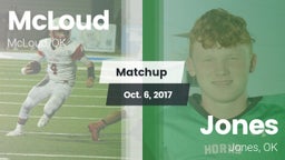 Matchup: McLoud vs. Jones  2017