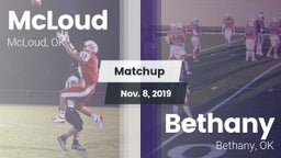 Matchup: McLoud vs. Bethany  2019