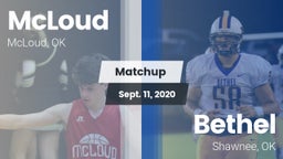 Matchup: McLoud vs. Bethel  2020