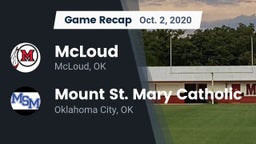Recap: McLoud  vs. Mount St. Mary Catholic  2020