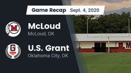 Recap: McLoud  vs. U.S. Grant  2020