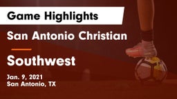 San Antonio Christian  vs Southwest Game Highlights - Jan. 9, 2021