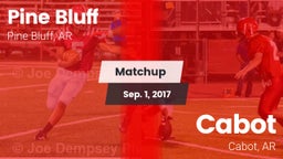 Matchup: Pine Bluff vs. Cabot  2017