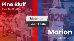 Matchup: Pine Bluff vs. Marion  2020