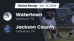 Recap: Watertown  vs. Jackson County  2018